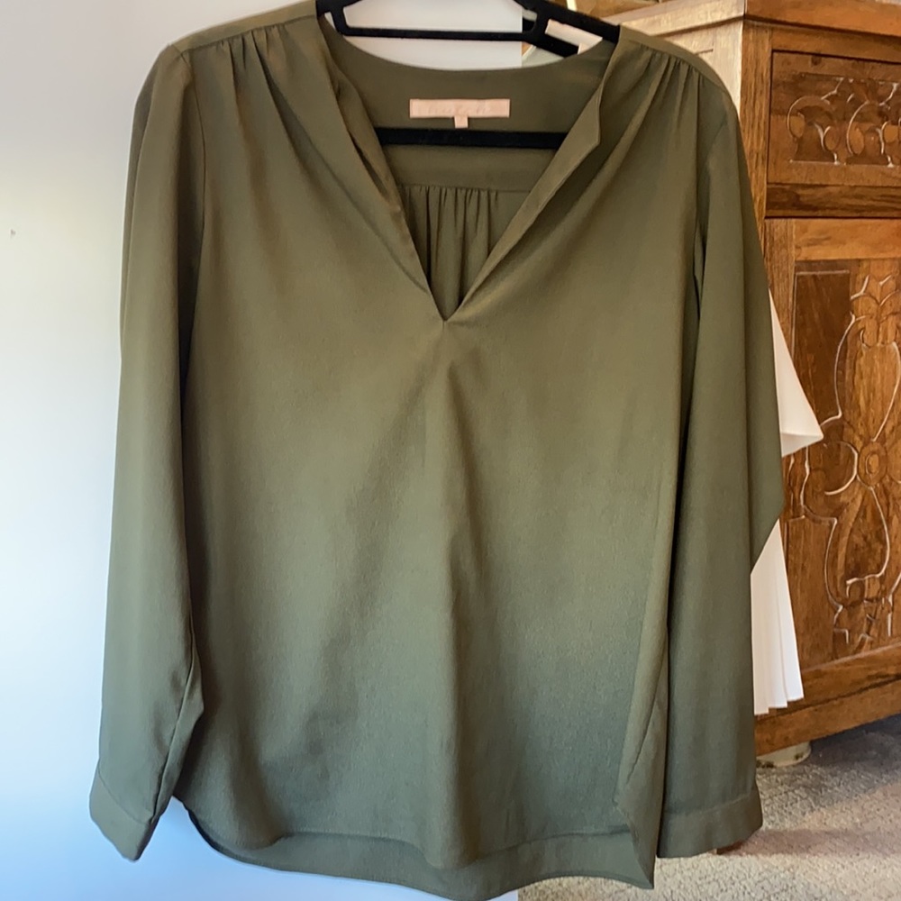 Hutch Hunter Green Blouse